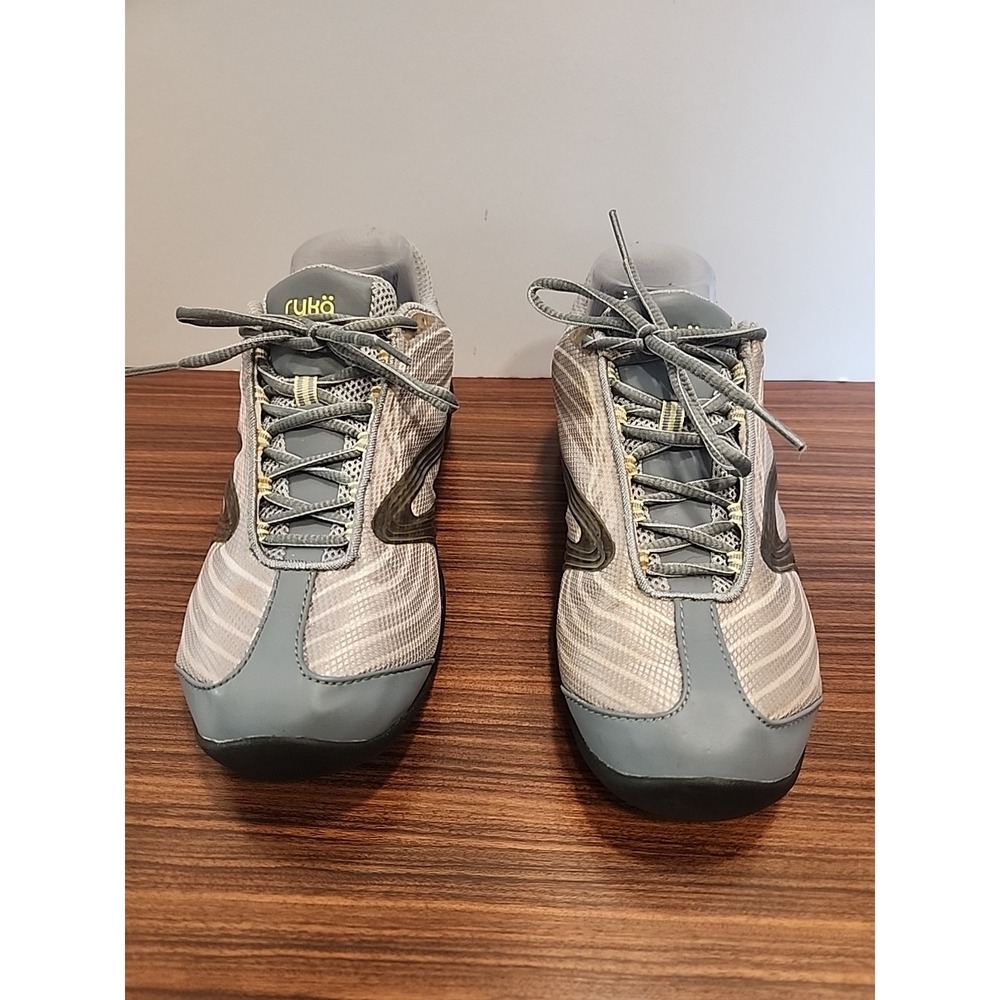 Ryka Studio D Womens 7.5 Blue Gray Training‎ Fashion Athletic Shoes Sneakers